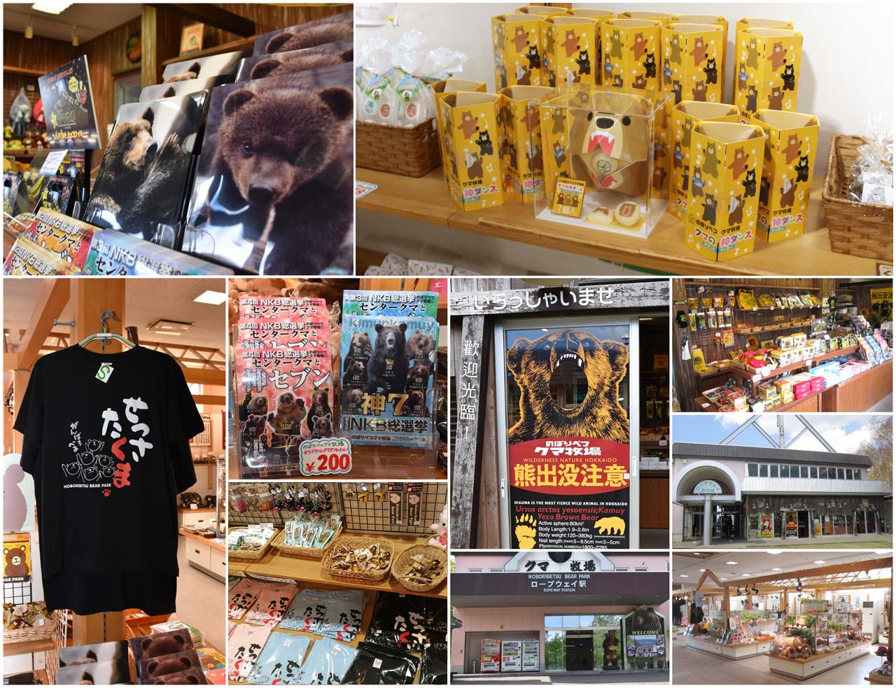 北海道名物や特製グッズがいっぱい ショップ レストラン のぼりべつクマ牧場 公式サイト